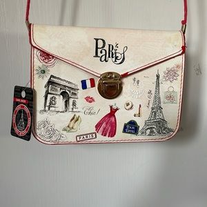 NWT from Paris, France adorable crossbody bag.